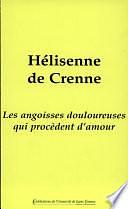 Les Angoisses douloureuses qui procèdent d'amour by Hélisenne de Crenne