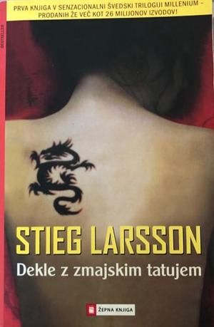 Dekle z zmajskim tatujem by Stieg Larsson
