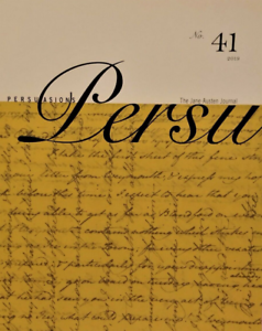 Persuasions: The Jane Austen Journal #41 by The Jane Austen Society