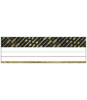 Sparkle and Shine Gold Glitter Arrows Nameplates by 