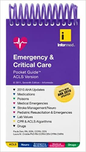 Emergency & Critical Care: Pocket Guide ACLS Version by Paula Derr