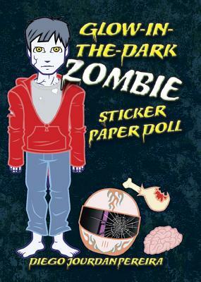 Glow-In-The-Dark Zombie Sticker Paper Doll by Diego Jourdan Pereira