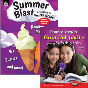 Getting Students and Parents Ready for Fourth Grade (Spanish) 2-Book Set by Teacher Created Materials