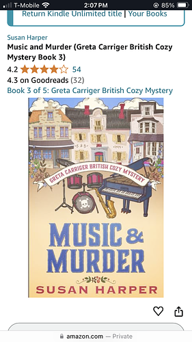 Music and Murder by Susan Harper