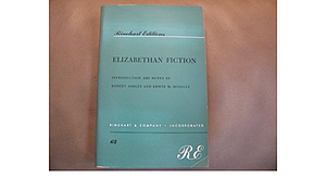 Elizabethan Fiction by Robert Ashley