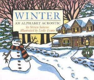 Winter: An Alphabet Acrostic by Leslie Evans, Steven Schnur