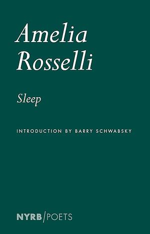 Sleep by Amelia Rosselli