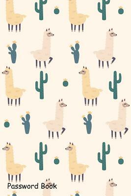 Password Book: Include Alphabetical Index with Cute Alpaca Succulent by 