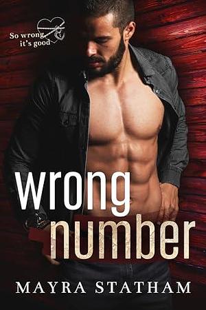 Wrong Number: Age-Gap Romance by Cormar Covers, Mayra Statham, Mayra Statham