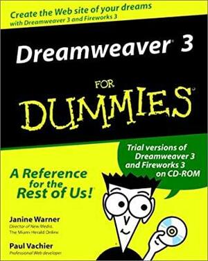 Dreamweaver 3 for Dummies With CDROM by Janine Warner