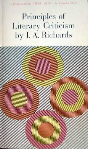 Principles of Literary Criticism by I. A. Richards