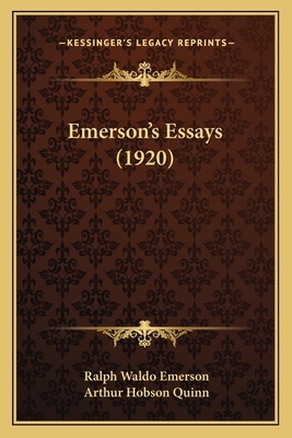 Emerson's Essays (1920) by Ralph Waldo Emerson