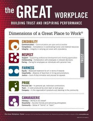 The Great Workplace Poster by Michael Burchell, Jennifer Robin