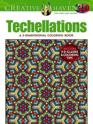 Creative Haven 3-D Techellations Coloring Book by John Wik