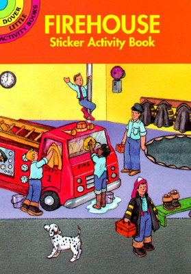 Firehouse Sticker Activity Book by Cathy Beylon