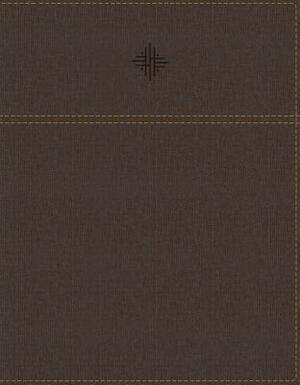 Nrsv, Journal the Word Bible, Leathersoft, Brown, Comfort Print: Reflect, Journal, or Create Art Next to Your Favorite Verses by The Zondervan Corporation