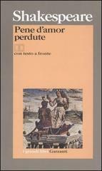 Pene d'amor perdute by William Shakespeare, Nemi D'Agostino