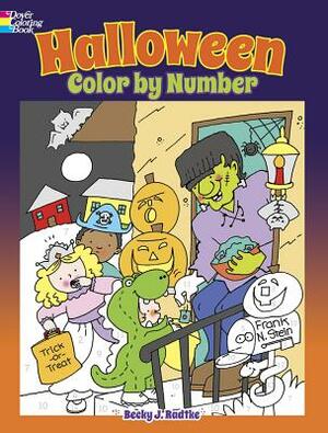 Halloween Color by Number by Becky J. Radtke