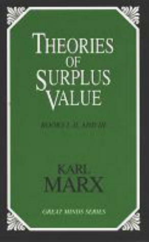 Theories of Surplus Value by Karl Marx