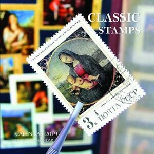 Classic Stamps Calendar 2019: 16 Month Calendar by Mason Landon