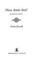 Flora Annie Steel: Novelist of India by Violet Powell