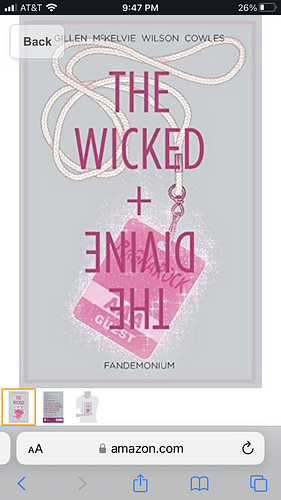 The Wicked and the Divine Vol. 2 Fandemonium  by Keiron Gillen