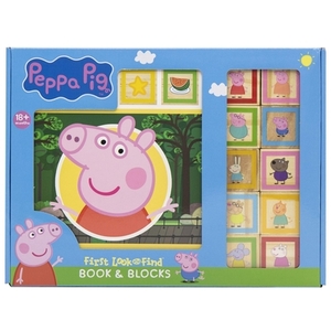 Peppa Pig: First Look and Find Book & Blocks by Claire Winslow