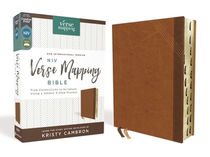 Niv, Verse Mapping Bible, Leathersoft, Brown, Thumb Indexed, Comfort Print: Find Connections in Scripture Using a Unique 5-Step Process by The Zondervan Corporation