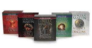 Song of Ice and Fire Audiobook Bundle: A Game of Thrones (HBO Tie-In), a Clash of Kings (HBO Tie-In), a Storm of Swords a Feast for Crows, and a Dance by George R.R. Martin