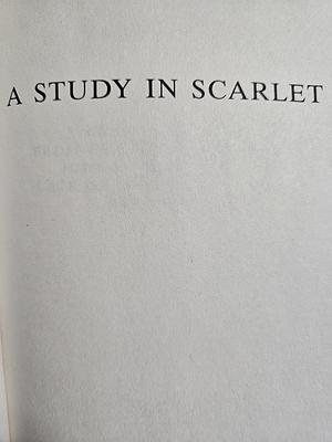 A Study In Scarlet B&N Classics by 