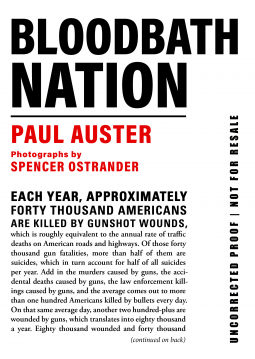 Bloodbath Nation by Paul Auster