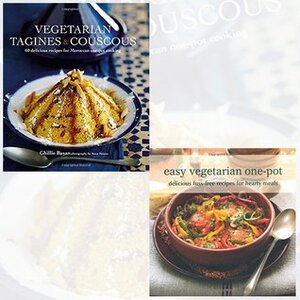 Vegetarian Tagines & Cous Cous and Easy Vegetarian One Pot 2 Books Bundle Collection - 60 delicious recipes for Moroccan one-pot cooking Hardcover by Ghillie Basan