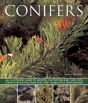 Conifers: An Illustrated Guide to Varieties, Cultivation and Care, with Step-By-Step Instructions and Over 160 Beautiful Photogr by Andrew Mikolajski