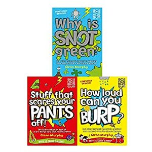 Glenn Murphy Collection 3 Books Collection Set (Why is Snot Green?, How Loud Can You Burp?, Stuff That Scares Your Pants Off!) by Glenn Murphy