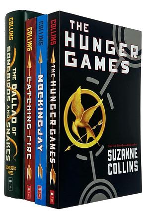 Hunger Games Trilogy Series 4 Books Collection Set By Suzanne Collins by Suzanne Collins, Suzanne Collins