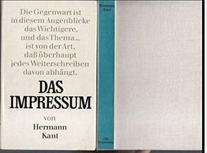 Das Impressum by Hermann Kant