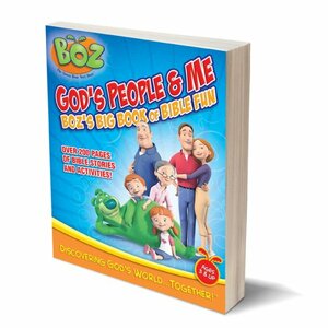 God's People & Me: Boz's Big Book of Bible Fun With Stickers by Amy Deshazer D, Amy Houts