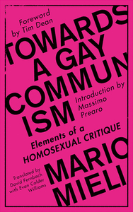Towards a Gay Communism: Elements of a Homosexual Critique by Mario Mieli