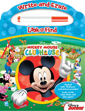 Disney - Mickey Mouse Clubhouse - Write-And-Erase Look and Find Wipe Clean Board [With Marker] by Editors of Phoenix International Publica