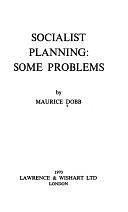 Socialist Planning: Some Problems by Maurice Dobb