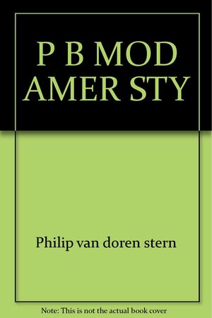 The Pocket Book of Modern American Short Stories by Philip Van Doren Stern