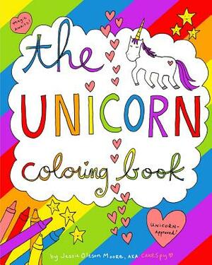 The Unicorn Coloring Book by Jessie Oleson Moore
