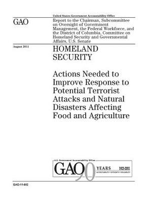 Homeland security: actions needed to improve response to potential terrorist attacks and natural disasters affecting food and agriculture by U. S. Government Accountability Office