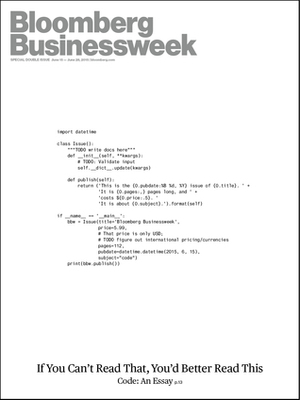 Bloomberg Businessweek: Code: An Essay by Paul Ford