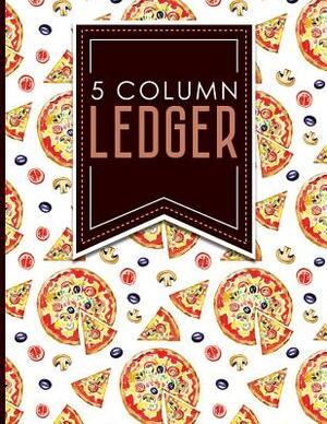 5 Column Ledger: Ledger Books, Accounting Ledger Sheets, General Ledger Accounting Book, 8.5 x 11, 100 pages by Moito Publishing