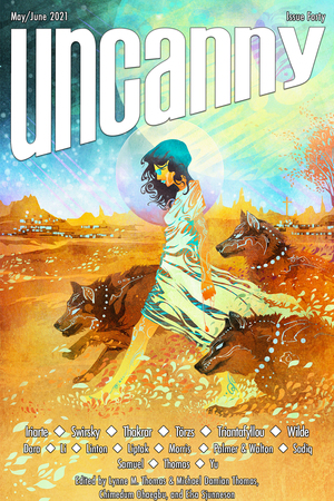 Uncanny Magazine Issue 40: May/June 2021 by Chimedum Ohaegbu, Elsa Sjunneson, Michael Damian Thomas, Lynne M. Thomas