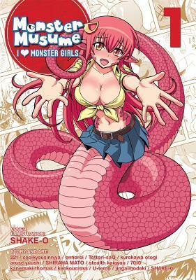 Monster Musume: I Heart Monster Girls, Vol. 1 Monster Musume: I ♥ Monster Girls 1 by Tottori-saQ, kurokawa otogi, SHIRAHA MATO, coolkyousinnjya, 221, jingaimodoki, aruse yuushi, Shake-O, U-temo, OKAYADO, ennorei, kanemaki thomas, kenkoucross, stealth kaigyou