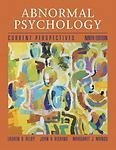 Abnormal Psychology: Current Perspectives by Lauren B. Alloy, John H. Riskind, Margaret J. Manos