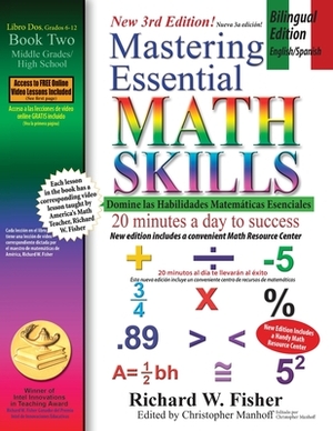 Mastering Essential Math Skills Book 2, Bilingual Edition - English/Spanish by Richard W. Fisher
