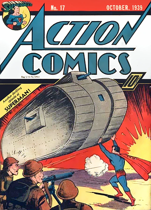 Action Comics Vol. 1 #17 by Homer Fleming, Sven Elven, Paul Cassidy, Bill Finger, Bob Kane, Joe Shuster, Bernard Baily, Fred Guardineer, Ken Fitch, Gardner F. Fox, Jerry Siegel